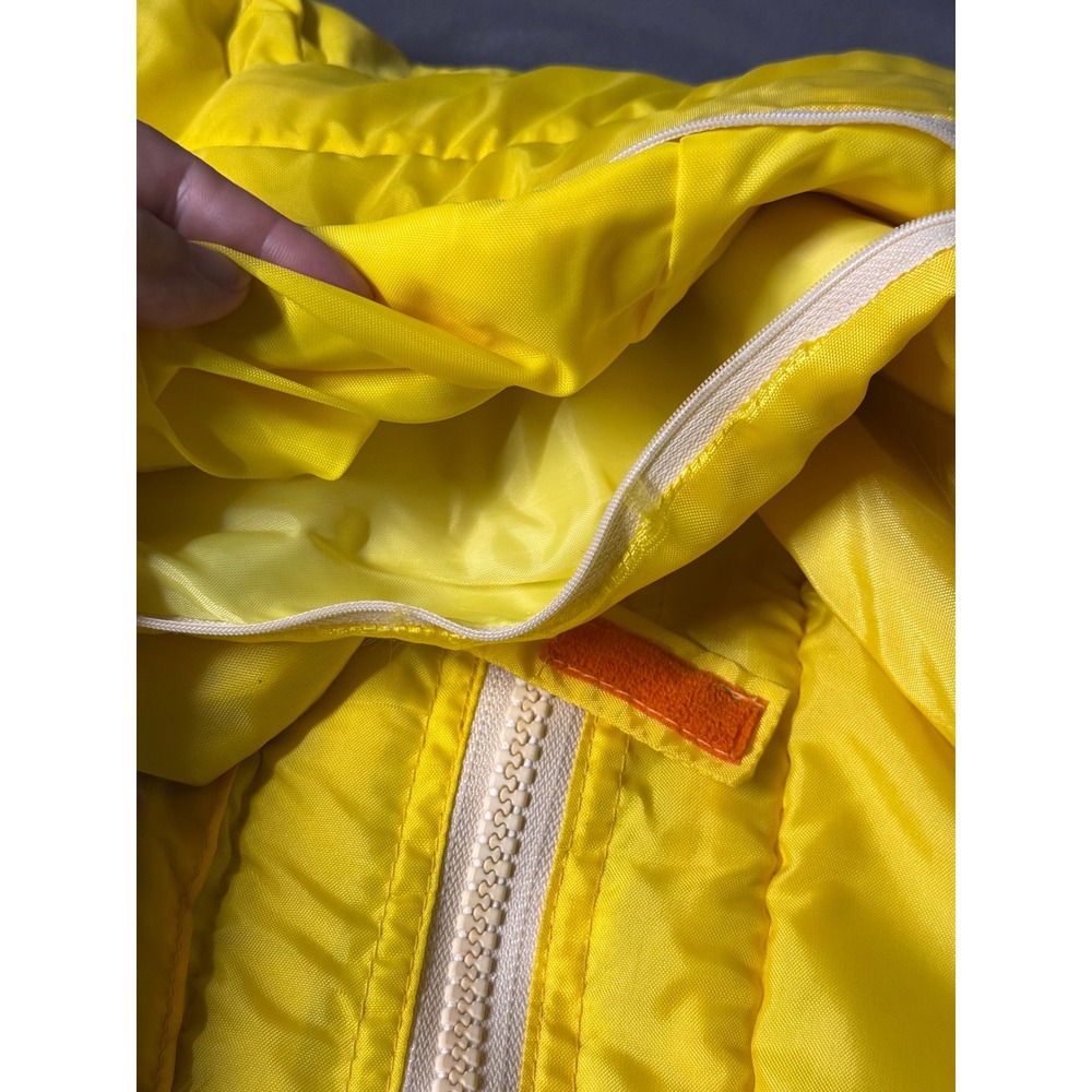 Almarin Canada PFD Flotation Jacket Yellow Nautical Safety Coat Whistle L Vntg - Picture 13 of 15